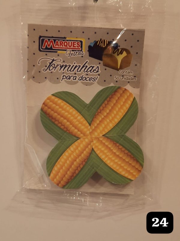 Forminha 4 pétalas milho