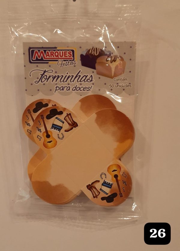 Forminha 4 pétalas violão e sanfona