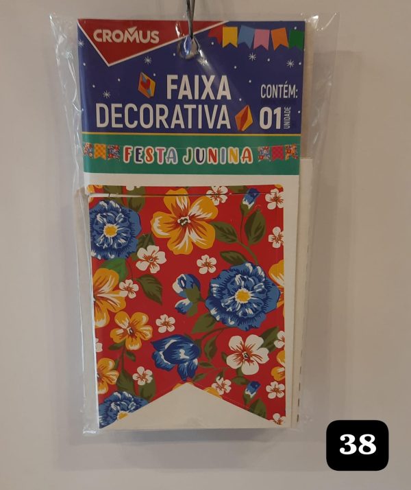 Faixa decorativa arraiá